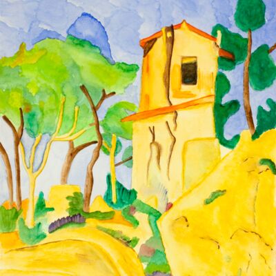 Doris Mierke: Hommage an Cézanne IV.