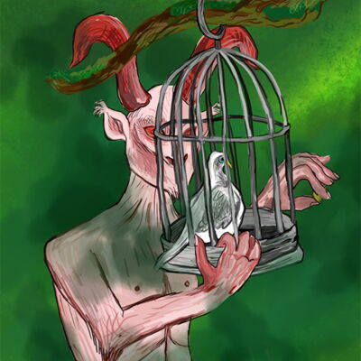 Pia: Mad Bad Tarot - 15, Der Teufel