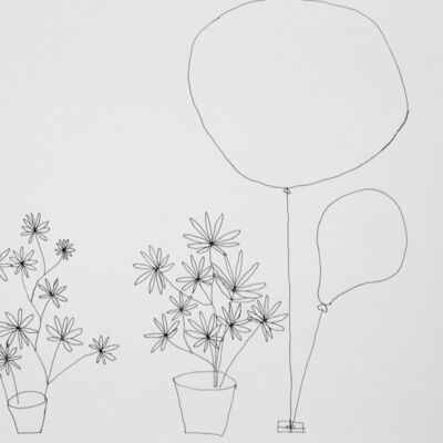 Martin Posselt: Luftballons und Blumen