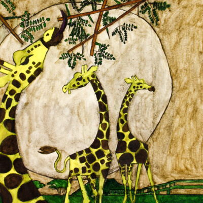 Peter Coleman: Giraffenherde