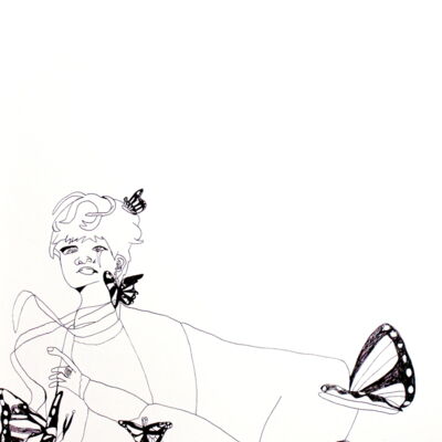 Celina Brumm: Gefangener Schmetterling