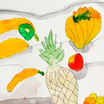 Gabriele Radecki: Stillleben mit Gemüse